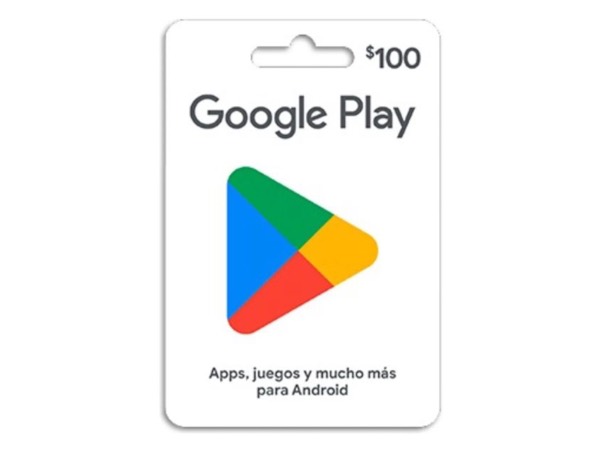 Tarjeta de prepago Google Play