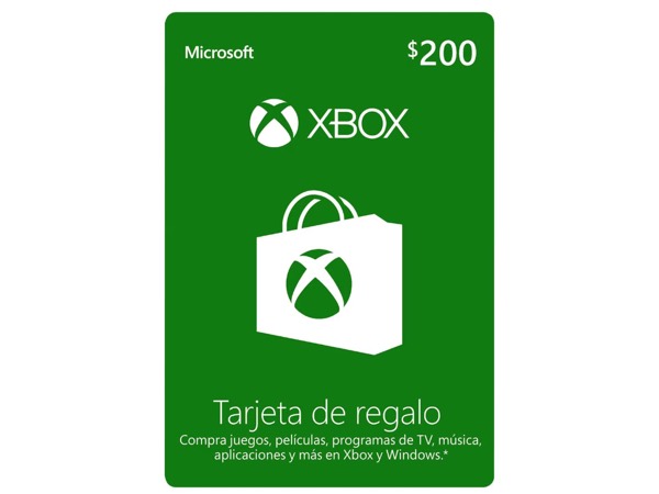 Tarjeta de prepago Xbox